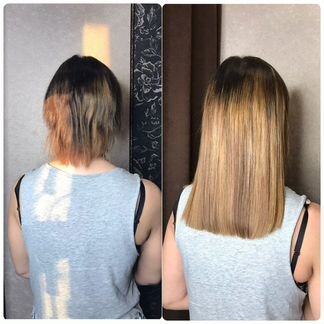 Наращивание, коррекция, снятие волос