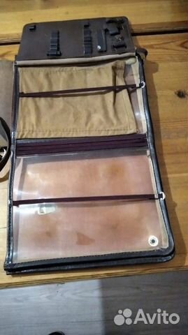 Военная Сумка-планшет из натуральной кожи