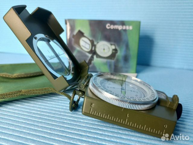 Компас армейский в чехле Lensatic Compass