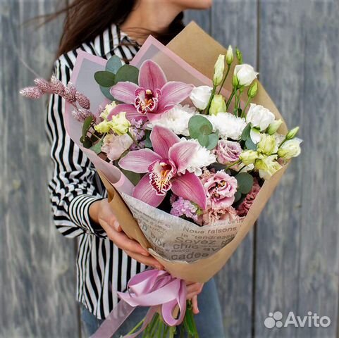 Букет орхидея голландская №328