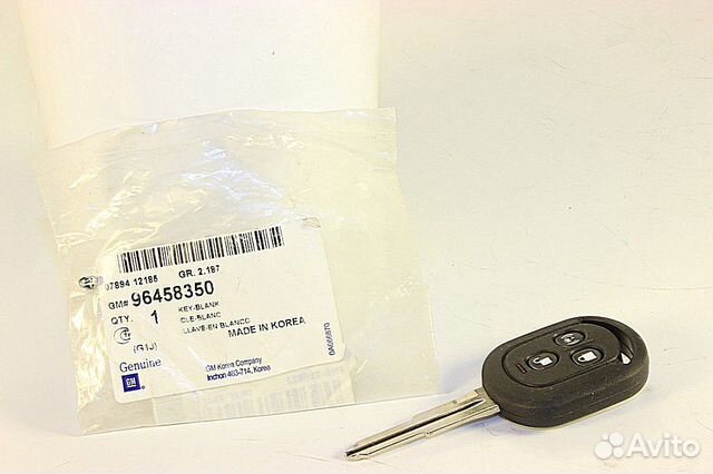 Ключ Chevrolet Lacetti GM 96458350 оригинал