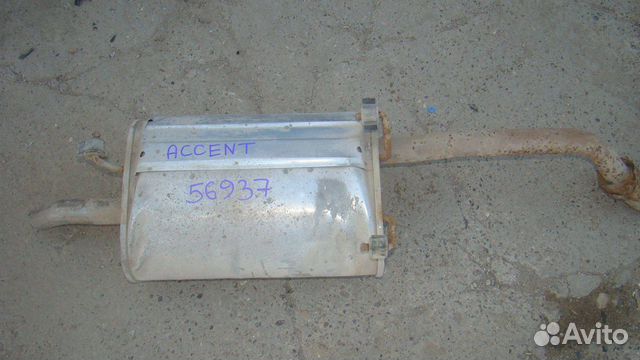 Глушитель основной Hyundai Accent 2 (LC) (тагаз)