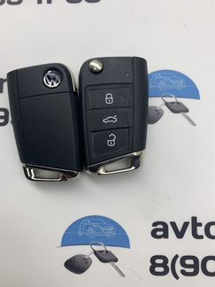 Корпус ключа Фольксваген VW Гольф Пассат Тауран