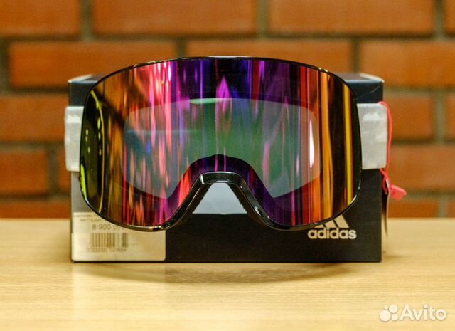 Маска Adidas Backland 17/18 (black matt/RED AD80