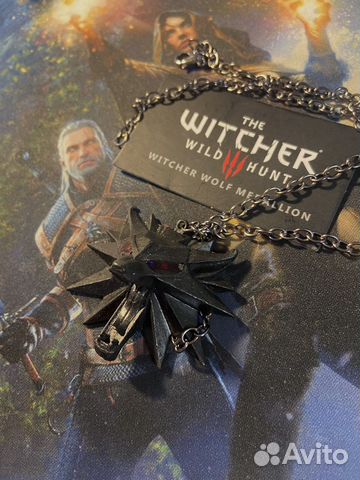 The witcher Ведьмак Медальон школы волка