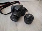Canon EOS 600D Kit 18-55 + Canon EF 50mm F1.8 II объявление продам