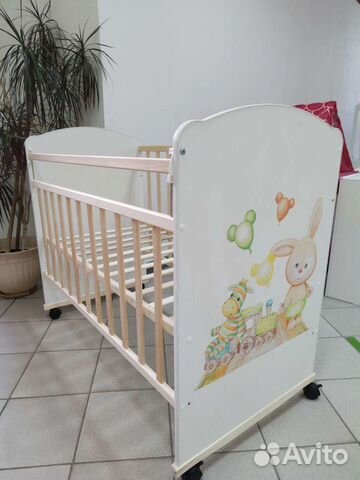 Новые кроватки колесо/качалка