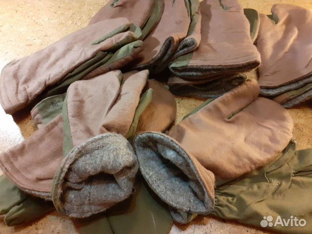 Перчатки руковицы войлок суконные СССР новые