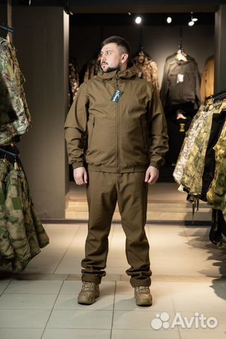 Костюм Барс New Softshell, коричневый