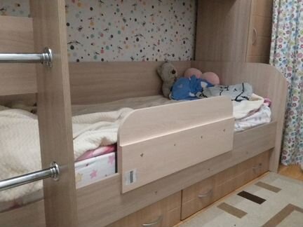 Бортик защитный усиленный, ограничитель кровати