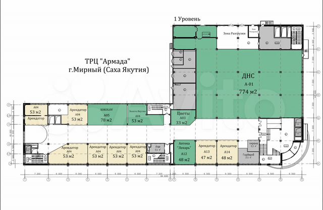 Торговая площадь, 10000 м²