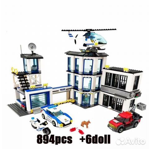 Конструктор аналог Lego City Полицейский участок