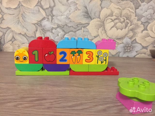 Lego duplo гусеница-бабочка