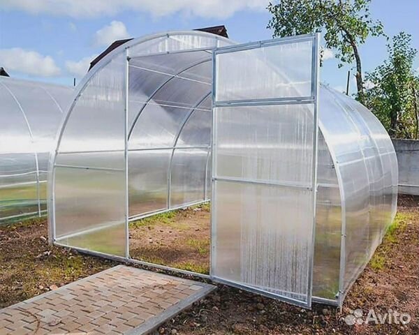 Теплица Поликарбонат Еврокуб Бочка