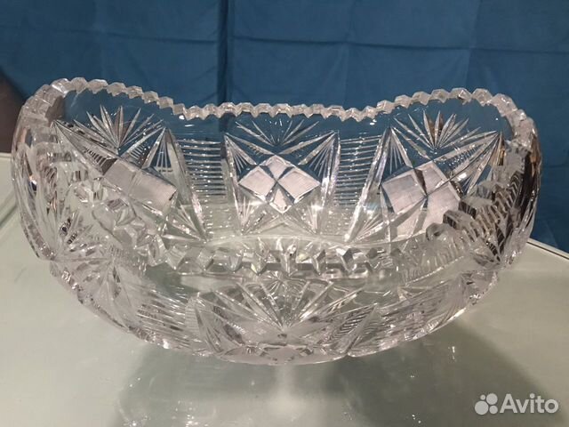 Салатник хрустальный