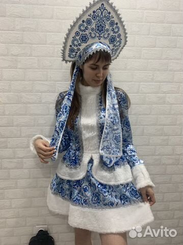 Костюм снегурочки взрослый