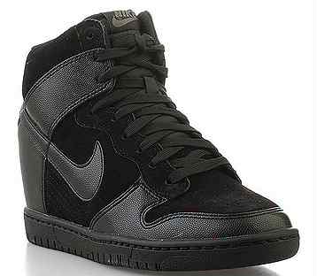 nike dunk sky hi black