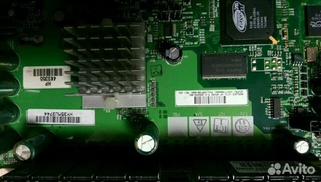 Полностью рабочая материнская плата от сервера HP