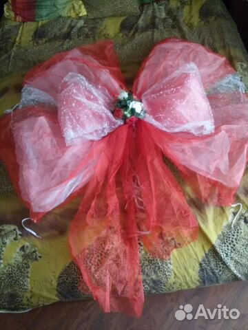 Большой бант на машину