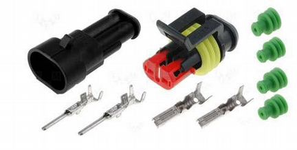 Разъемы влагостойкий 2 конт. DJ7021-1.5Б