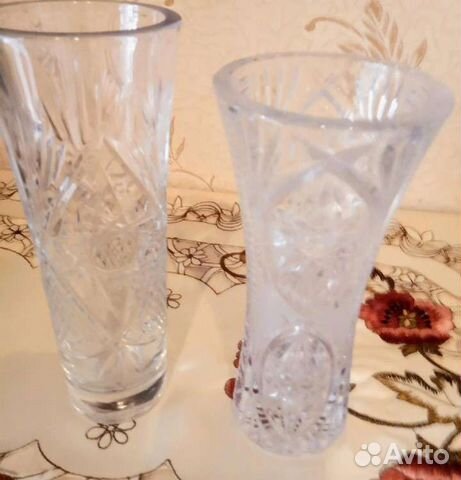 Хрустальная вазы