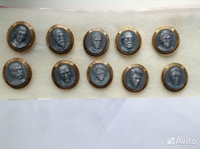 Семья Ульяновых. Значки СССР