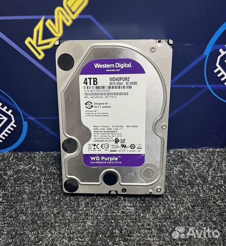 Жесткий диск WD Purple WD40purz 4TB