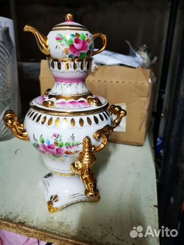 Самовар СССР гжель