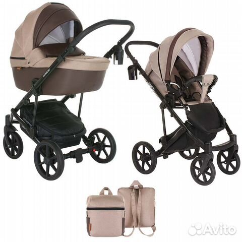 Коляска 2 в1 Сonfort Капучино+Кожа 12.5 кг