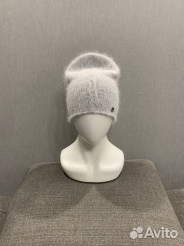 Шапка женская бини из ангоры