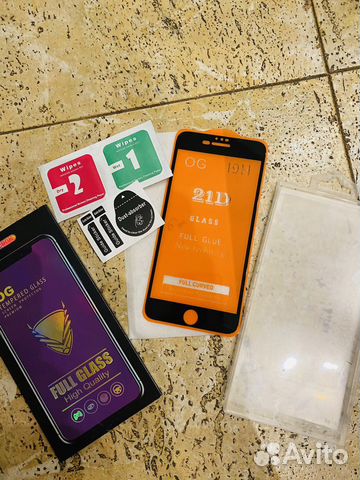 Зашитное стекло на iPhone 6/6s plus