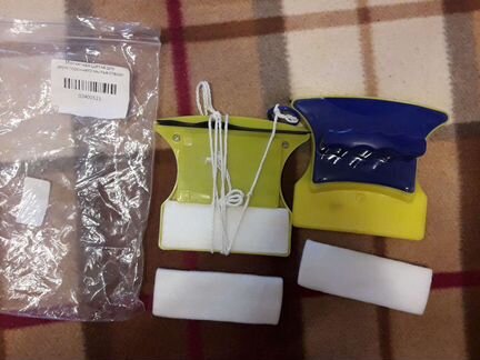 Магнитная щётка для двустороннего мытья окон