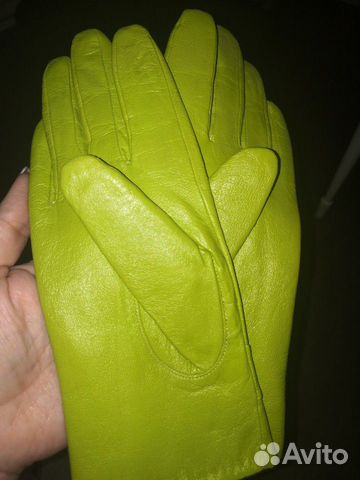 Перчатки кожаные