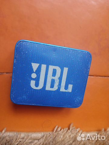 Беспроводная колонка JBL GO 2, синяя