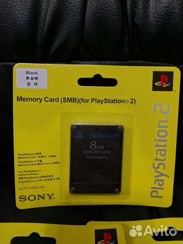 Карта памяти для PS2 PS1. Аксессуары Игры. Консоли