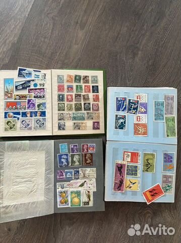 Марки коллекционные 3 альбома