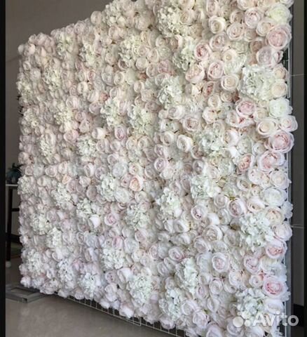 Цветочная стена в аренду фотозона