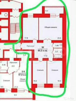 4-к. квартира, 100 м², 12/14 эт.