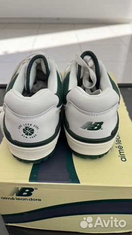 Новые new balancr 550 white green 38-40p