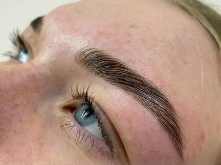 Долговременная укладка/окрашивание бровей