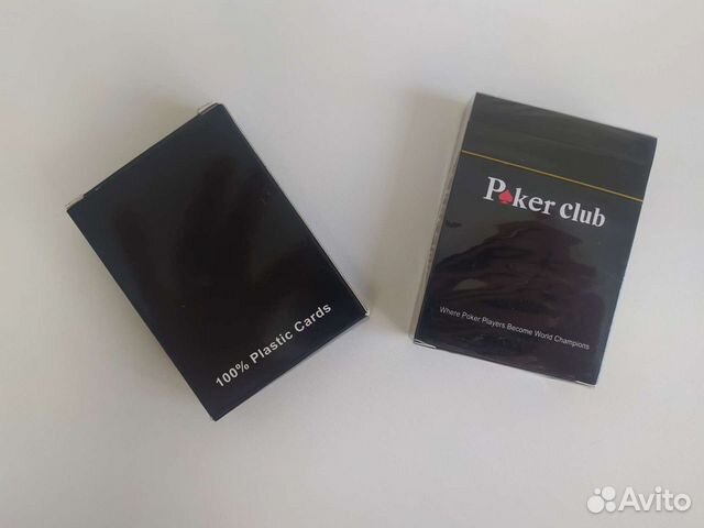 Пластиковые игральные карты 