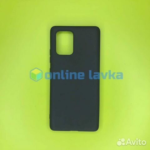 Чехол силикон для Samsung S10lite 2020 черный