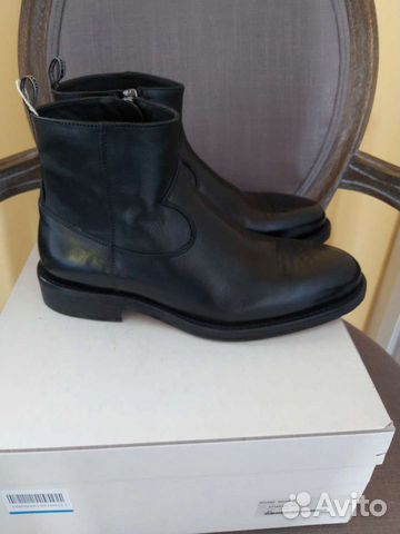 Мужские кожаные ботинки Golden goose