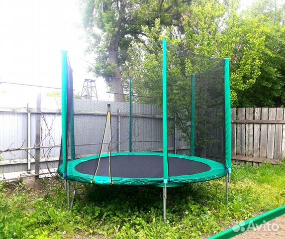 Батут с защитной сеткой для детей в Кирове