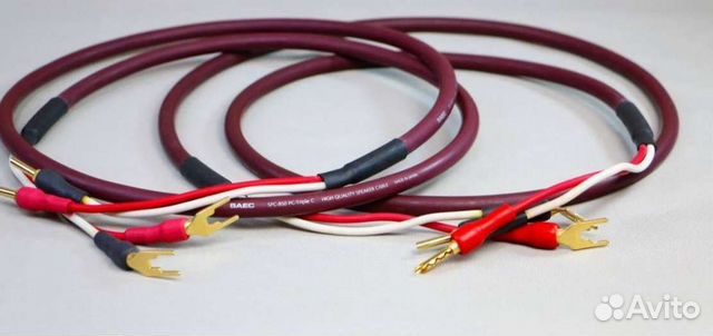 Кабельный уфа. Акустическая кабель Nakamichi. Hi-end PC OFC. Vincent Speaker-Cable 2x3.0m.