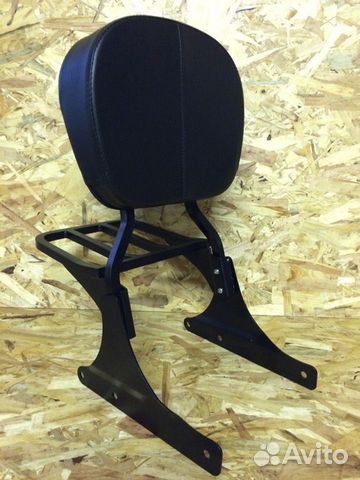 Спинка с багажником Harley Davidson softail black