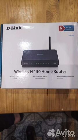 Маршрутизатор D-Link DIR-300NRU