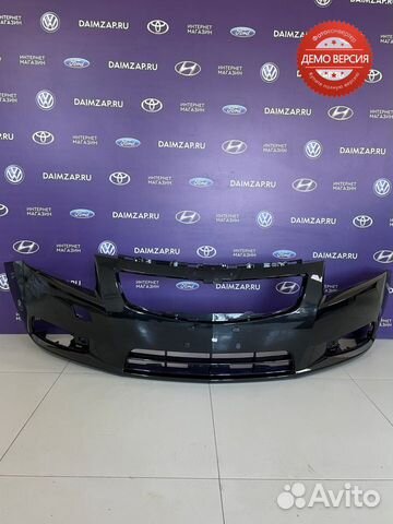 Бампер передний chevrolet cruze черный (2009-2013)