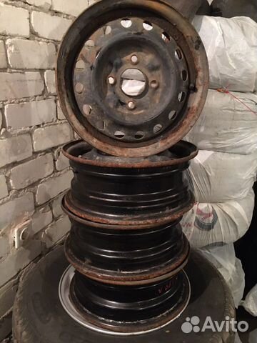 Диски r14 4x114.3 (dia 66.1) et45-4 шт