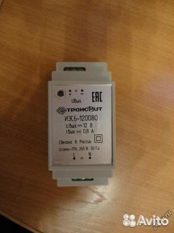 Блок питания 12В на DIN-рейку